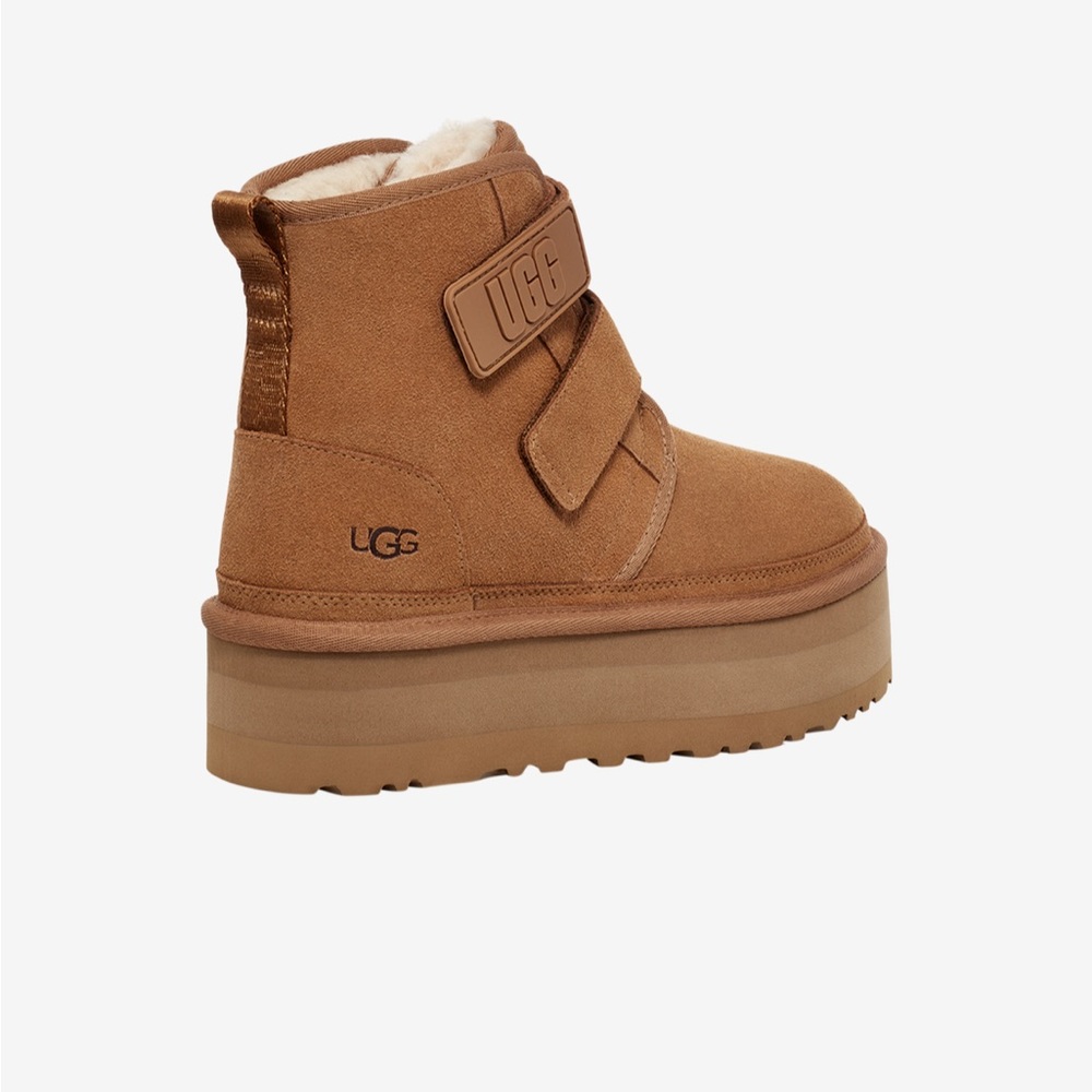 Nwt Ugg Neumel Platform Strap Chukka Boot Chestnu… - image 7